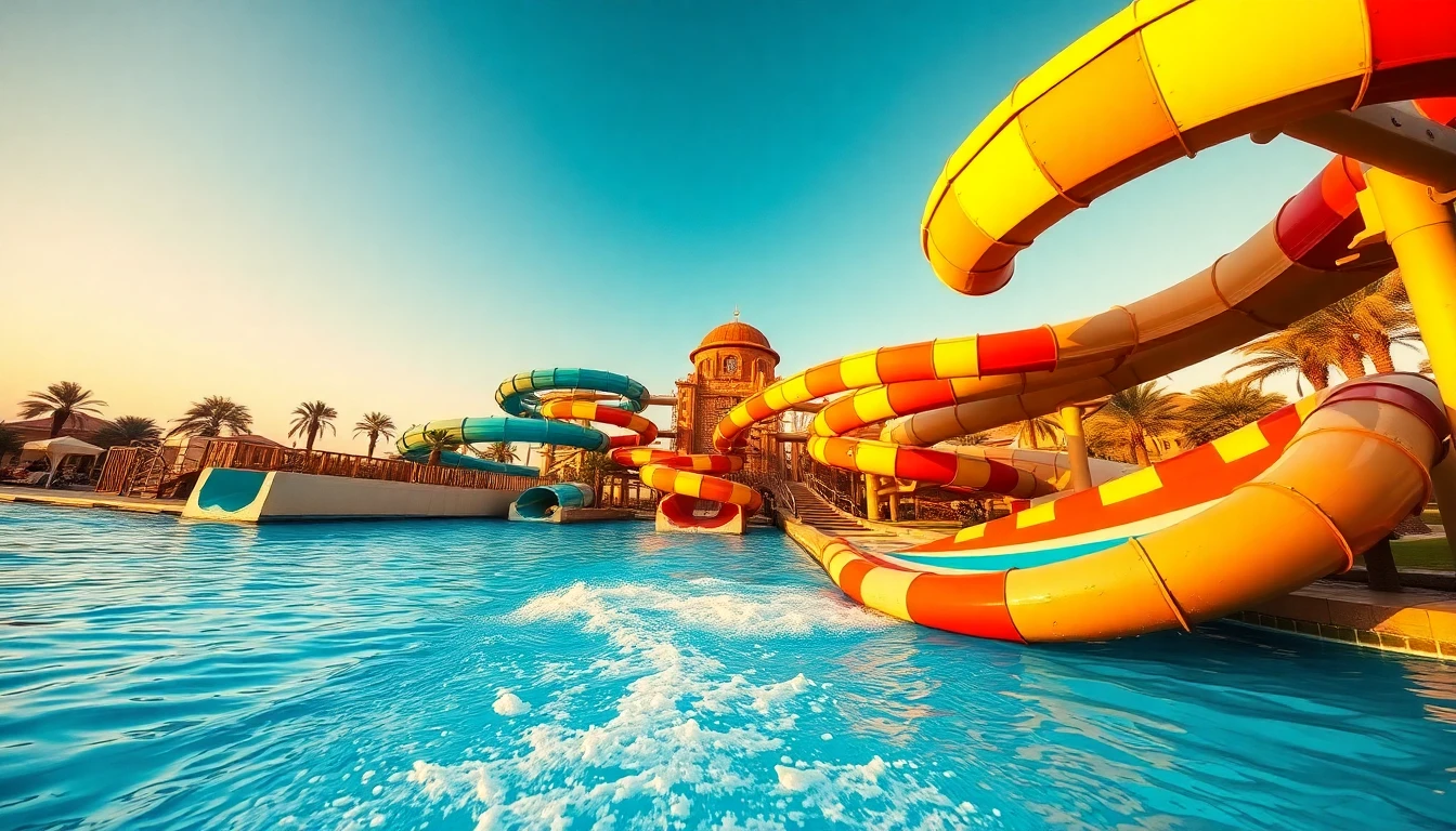 Аквапарк Jungle Aqua Park с горками в Хургаде